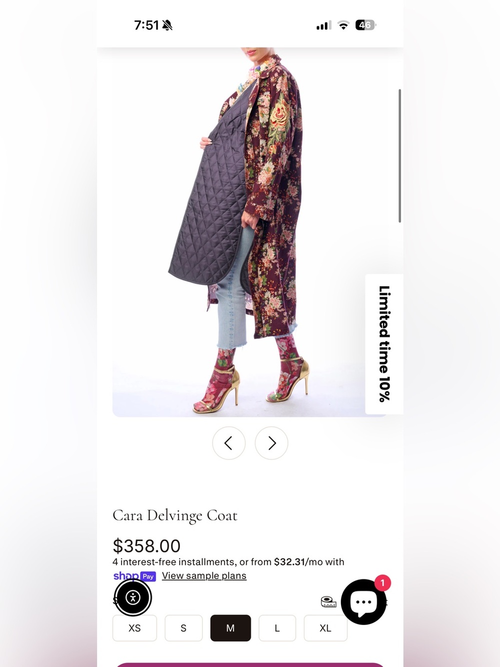 Aratta Cara Delvinge Coat NWT RETAILS $358 ON WEBSITE NOW - Picture 4 of 10